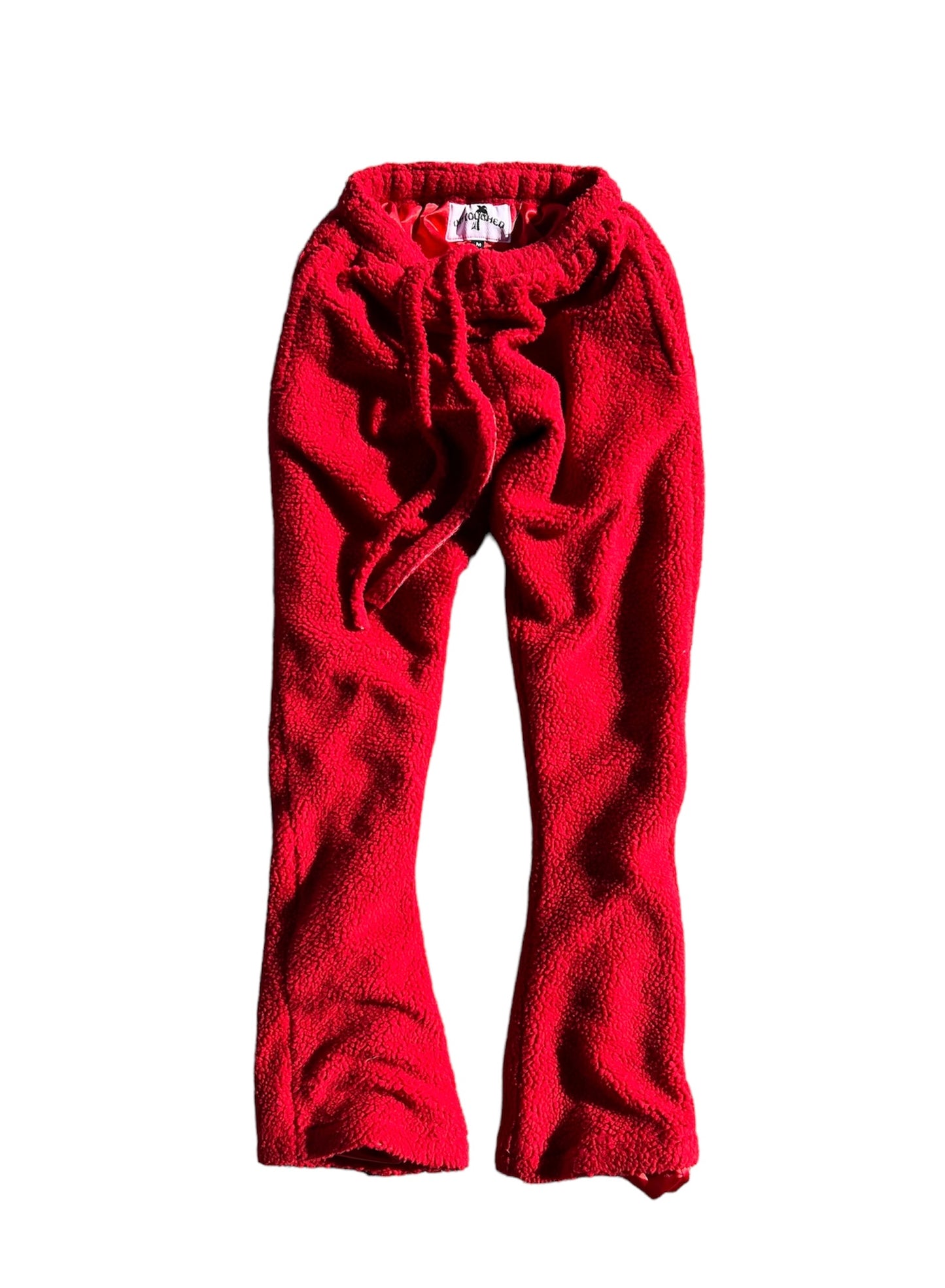 "Ferrari Red" Stacked Sweats