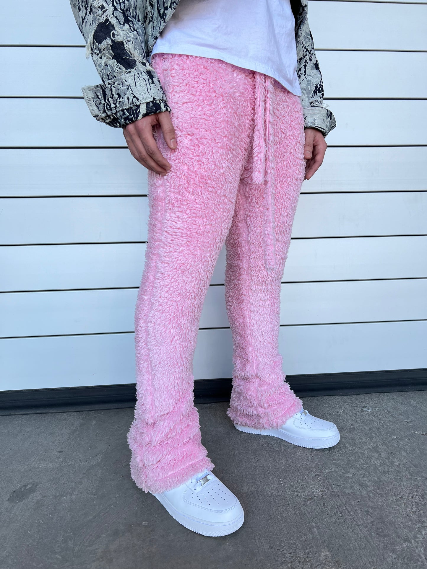 "Blush Pink" Stacked Sweats