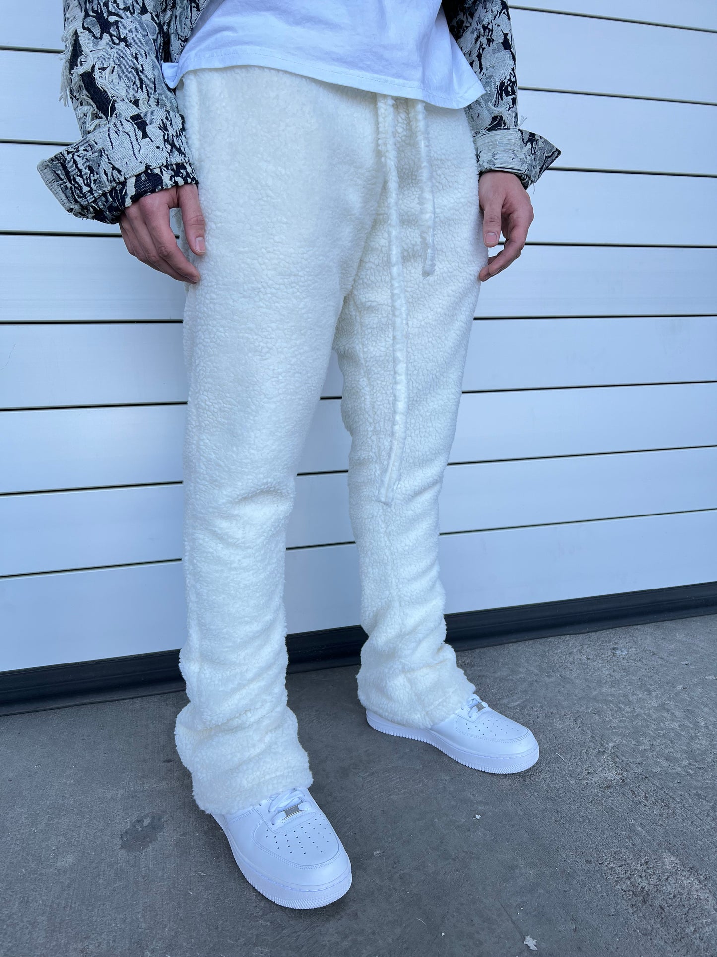 "Cream” Stacked Sweats