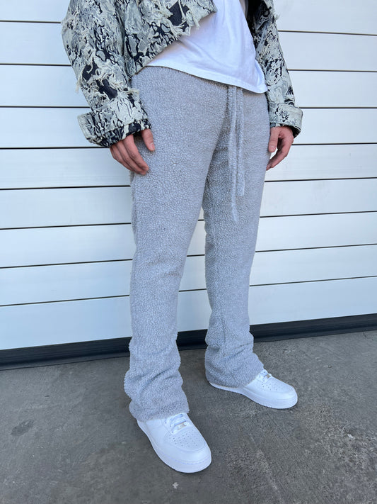 "Lava Gray" Stacked Sweats